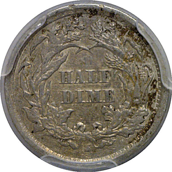 1866-S Seated Liberty Half Dime    PCGS AU-50 - Image 3
