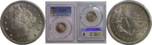 1883 No CENTS  Liberty Nickel   PCGS MS-65