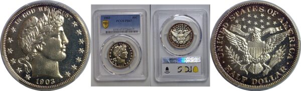 1903 Barber Half Dollar   PCGS PR-67