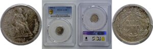 1866-S Seated Liberty Half Dime    PCGS AU-50