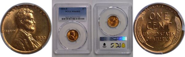 1933-D Lincoln Cent   PCGS MS-66 RD