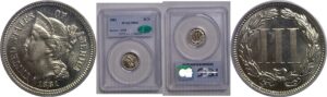 1881 Nickel Three Cent   PCGS PR-66 CAC