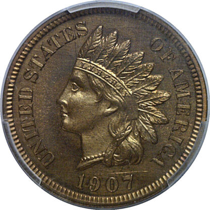 1907 Indian Head Cent   PCGS PR-64+ RD - Image 2