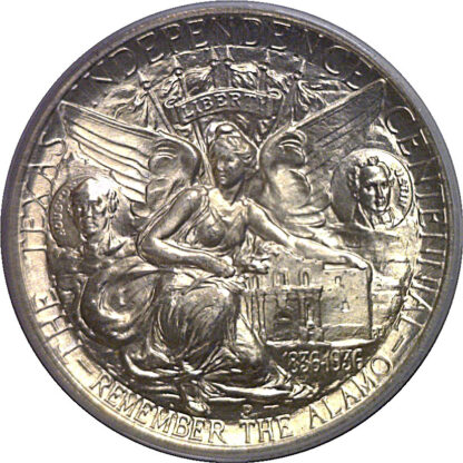 1936-D Texas Commemorative Half Dollar     PCGS MS-67 - Image 3