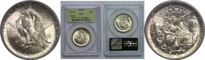 1936-D Texas Commemorative Half Dollar     PCGS MS-67