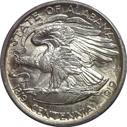 1921 Alabama 2x2  Commemorative Half Dollar    PCGS MS-66 - Image 3