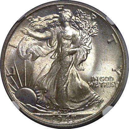 1947 Walking Liberty Half Dollar   NGC MS-67+ - Image 2