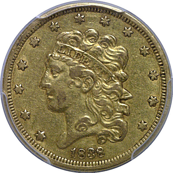 1838 $5 Classic   PCGS XF-45 - Image 2