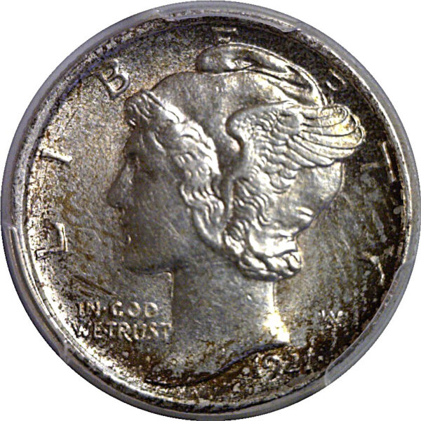 1921-D Mercury Dime   PCGS AU-55 - Image 2