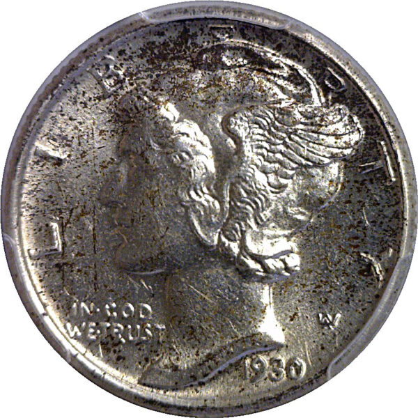 1930 Mercury Dime   PCGS AU-58 - Image 2