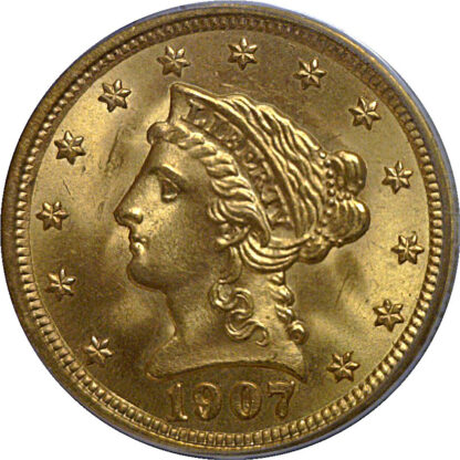 1907 $2 1/2 Liberty   PCGS MS-66 - Image 2