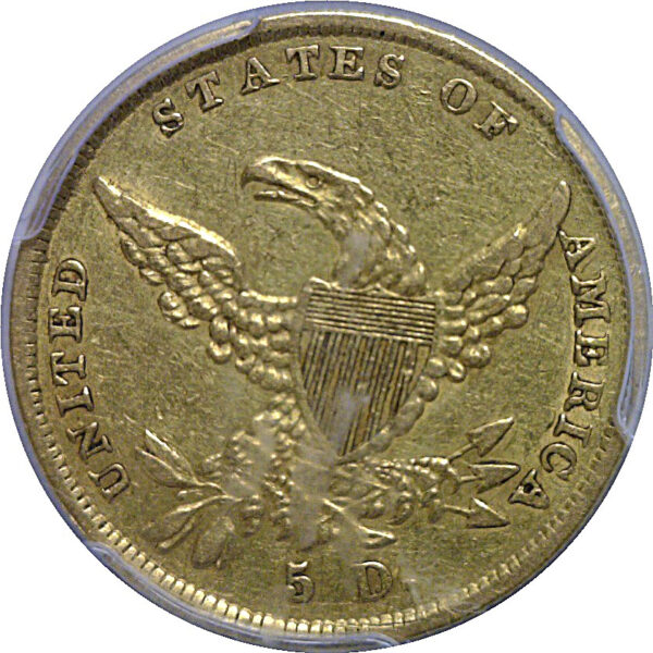 1838 $5 Classic   PCGS XF-45 - Image 3