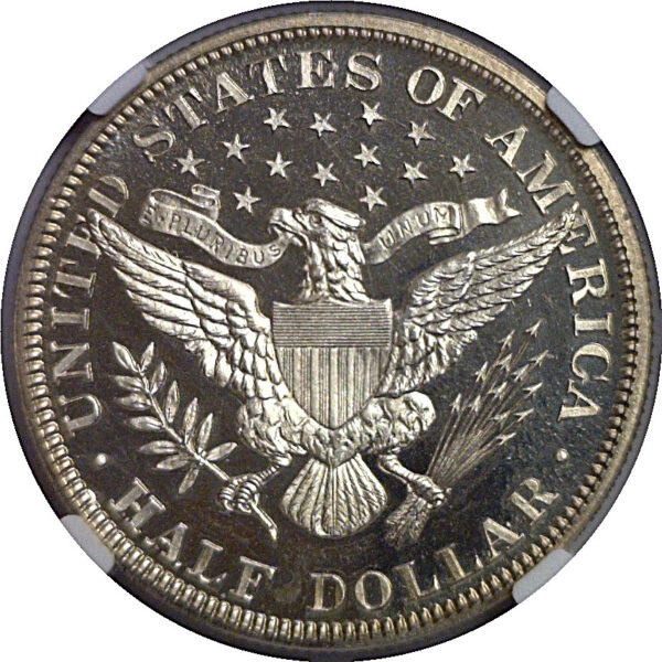 1899 Barber Half Dollar   NGC PF-64 Cameo - Image 3
