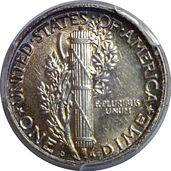 1921-D Mercury Dime   PCGS AU-55 - Image 3