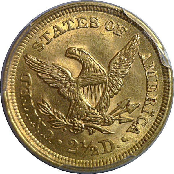 1853 $2 1/2 Liberty   PCGS MS-64+ - Image 3
