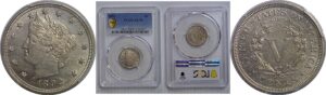 1892 Liberty Nickel   PCGS AU-58