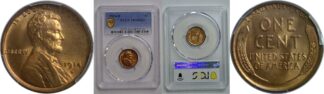 1914-D Lincoln Cent    PCGS MS-65 RD