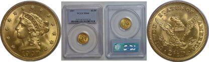 1907 $2 1/2 Liberty   PCGS MS-66