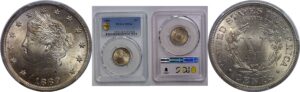 1889 Liberty Nickel   PCGS MS-64