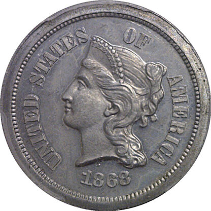 1868 Pattern Nickel   Judd-629   PCGS PR-63 - Image 2