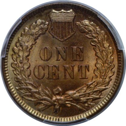 1895 Indian Head Cent   PCGS MS-65 RB - Image 3