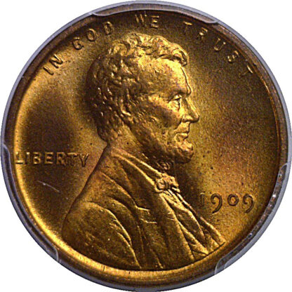 1909-VDB Lincoln Cent   PCGS MS-66+ RD  CAC - Image 2