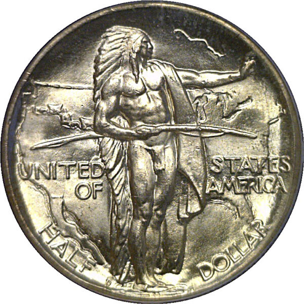 1933-D Oregon Trail Commemorative Half Dollar   PCGS MS-66 - Image 2