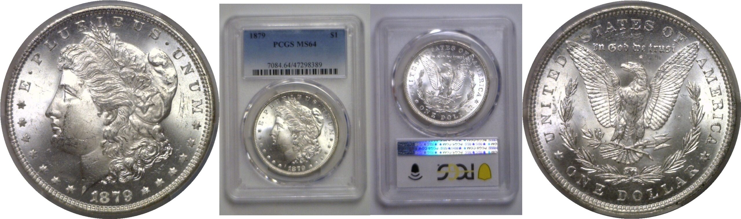 1879 Morgan Dollar   PCGS MS-64