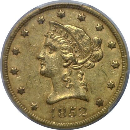 1852 $10 Liberty    PCGS XF-45 - Image 2