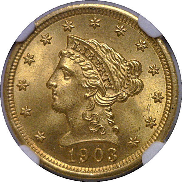 1903 $2 1/2 Liberty   NGC MS-66+ CAC - Image 2