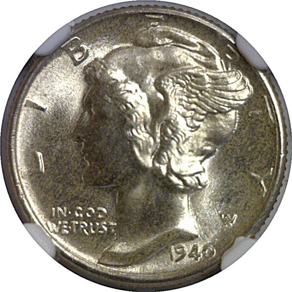 1940 Mercury Dime   NGC MS-68 FB - Image 2