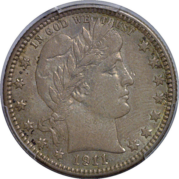 1911-D Barber Quarter   PCGS AU-53 - Image 2