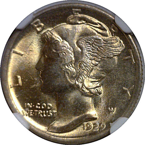 1929-D Mercury Dime   NGC MS-65 FB - Image 2