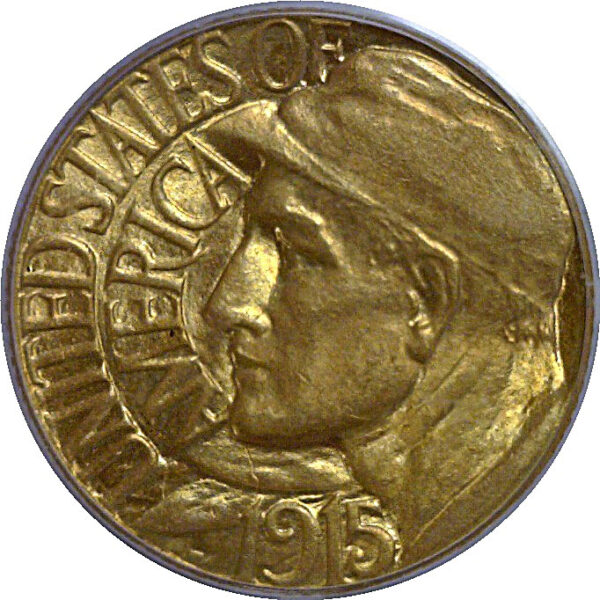 1915-S $1 Panama-Pacific Gold Commemorative   PCGS MS-64 - Image 2