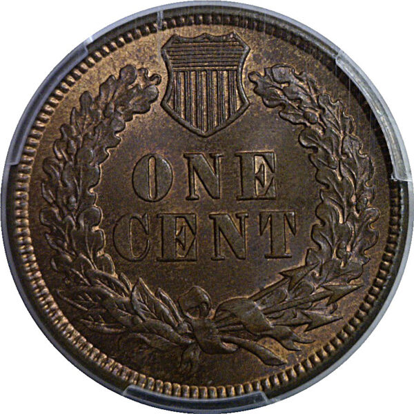 1875 Indian Head Cent   PCGS MS-64 RB - Image 3
