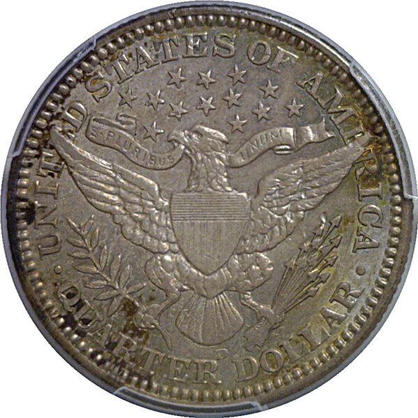 1911-D Barber Quarter   PCGS AU-53 - Image 3