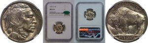 1937-S Buffalo Nickel   NGC MS-67+ CAC