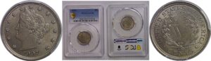1907 Liberty Nickel   PCGS AU-58