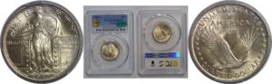 1917 T-1  Standing Liberty Quarter   PCGS MS-66 FH  CAC