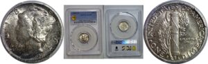 1931-S Mercury Dime   PCGS AU-58