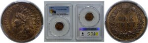 1875 Indian Head Cent   PCGS MS-64 RB
