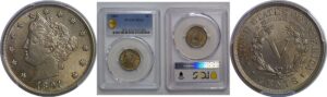 1891 Liberty Nickel   PCGS MS-62