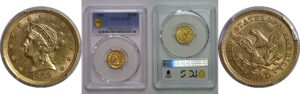 1852 $2 1/2 Liberty   PCGS AU-55