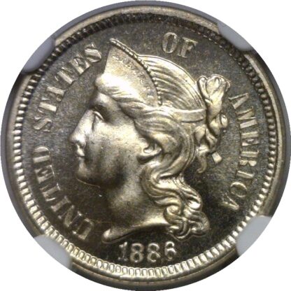 1886 Nickel Three Cent   NGC PF-67 - Image 2