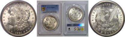 1921-D Morgan Dollar    PCGS MS-66+