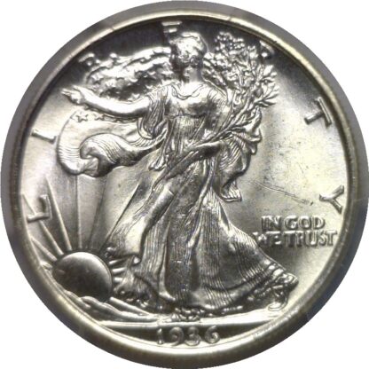 1936 Walking Liberty   PCGS MS-64 - Image 2