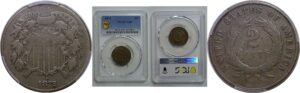 1872 Two Cent Piece   PCGS G-6
