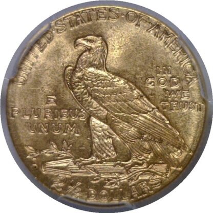 1925-D $2 1/2 Indian   PCGS MS-64+ - Image 3