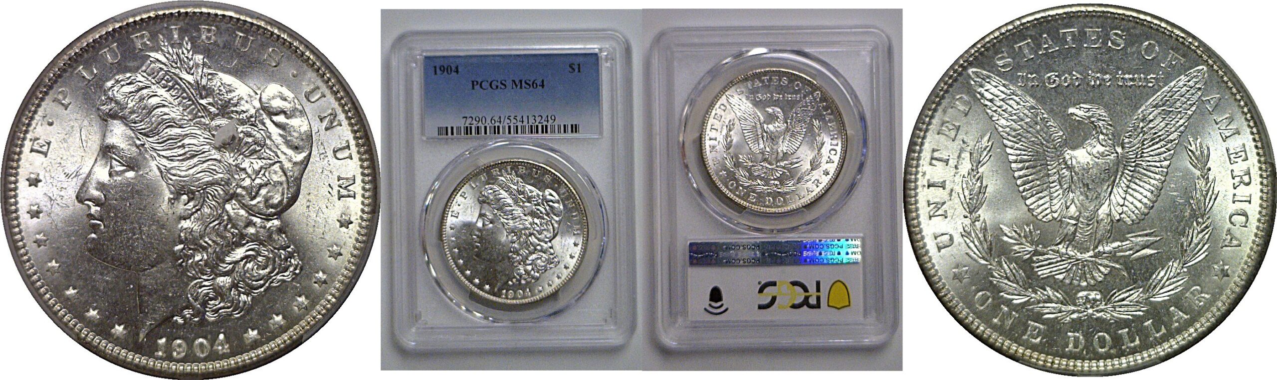 1904 Morgan Dollar   PCGS MS-64