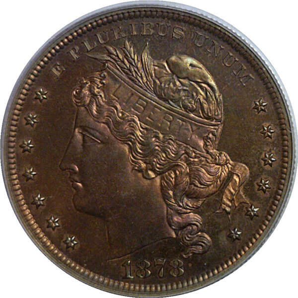 1878 Pattern Dollar  Judd-1562   PCGS PR-66 RB  CAC - Image 2